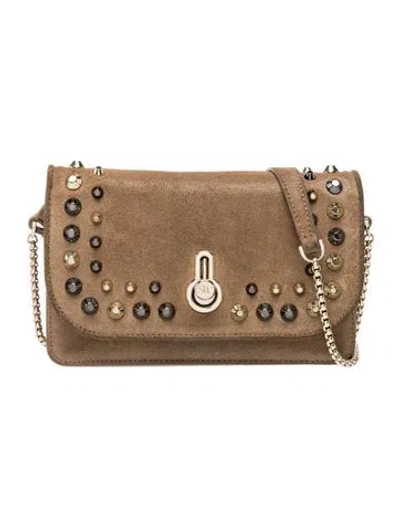 Pre-owned Stuart Weitzman Suede Clutch In Neutrals