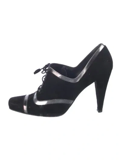 Pre-owned Stuart Weitzman Suede Colorblock Pattern Pumps In Blue