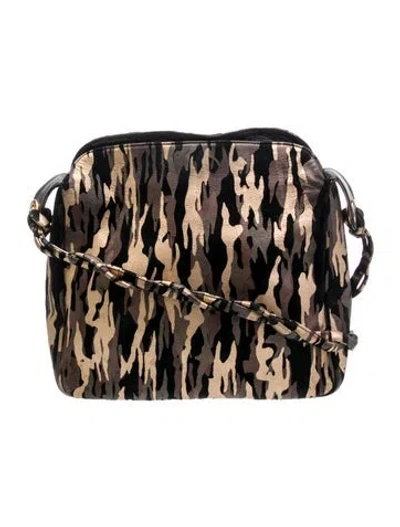 Pre-owned Stuart Weitzman Suede Crossbody Bag In Multi