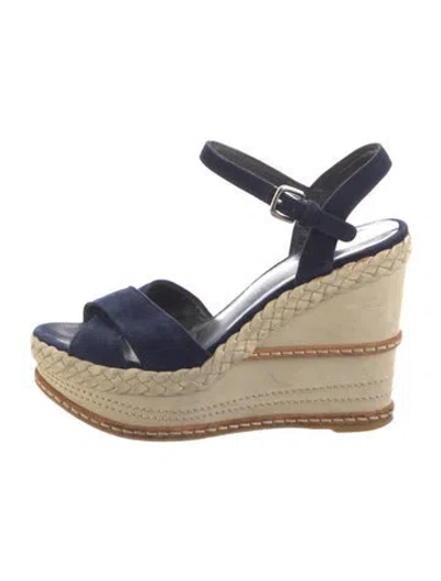 Pre-owned Stuart Weitzman Suede Espadrilles