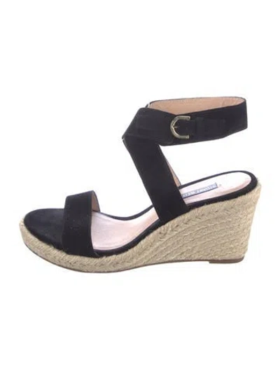 Pre-owned Stuart Weitzman Suede Espadrilles In Blue
