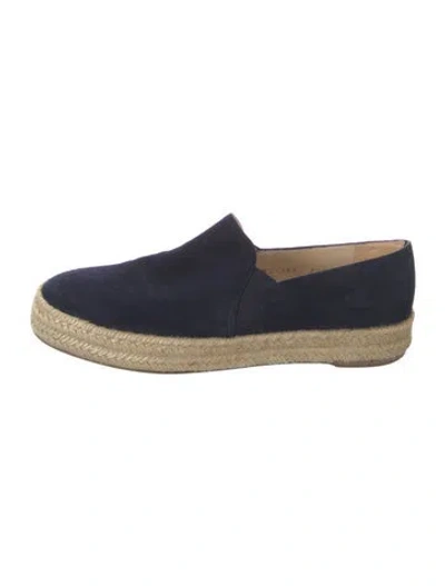 Pre-owned Stuart Weitzman Suede Espadrilles In Blue