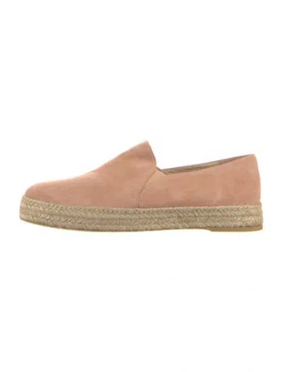 Pre-owned Stuart Weitzman Suede Espadrilles In Brown
