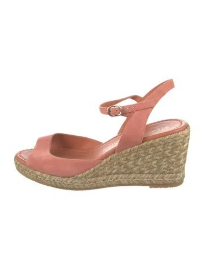 Pre-owned Stuart Weitzman Suede Espadrilles In Neutrals