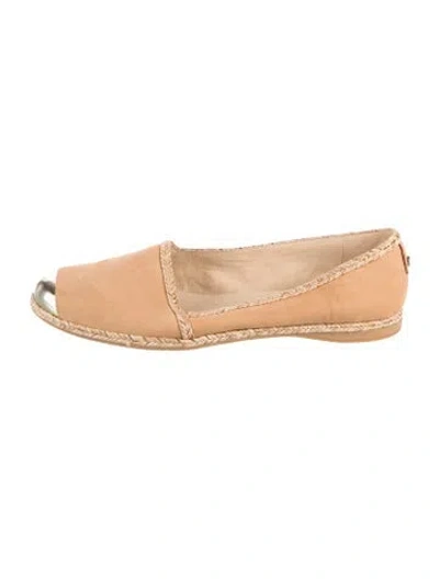 Pre-owned Stuart Weitzman Suede Espadrilles In Neutrals