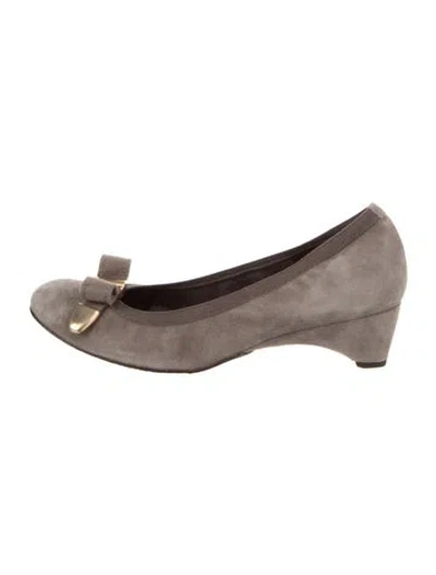 Pre-owned Stuart Weitzman Suede Flats W/ Tags In Multi