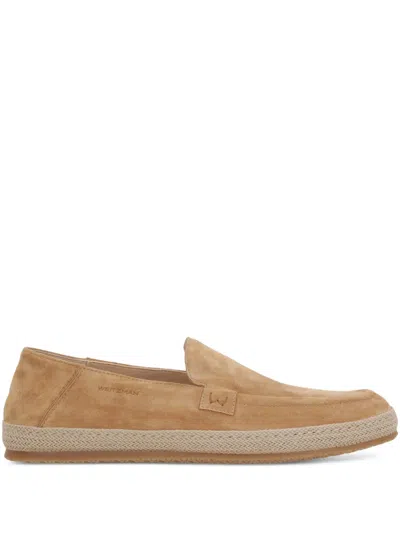STUART WEITZMAN SUEDE LOAFERS