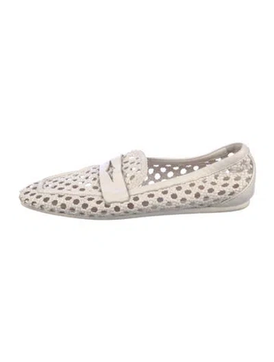 Pre-owned Stuart Weitzman Suede Loafers In Multi