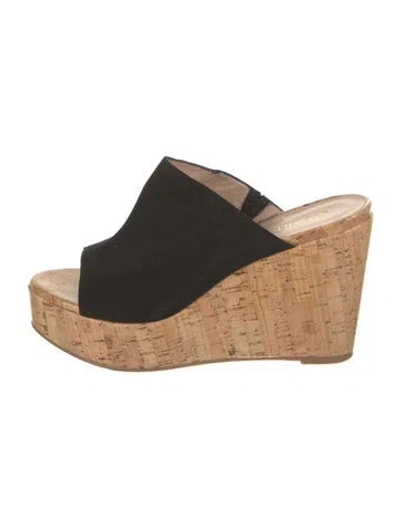 Pre-owned Stuart Weitzman Suede Mules