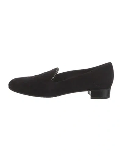 Pre-owned Stuart Weitzman Suede Pumps In Black