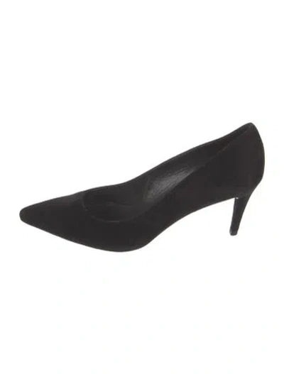Pre-owned Stuart Weitzman Suede Pumps In Black