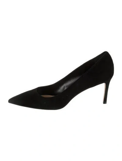 Pre-owned Stuart Weitzman Suede Pumps In Black
