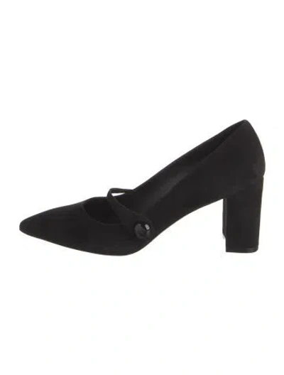 Pre-owned Stuart Weitzman Suede Pumps In Black