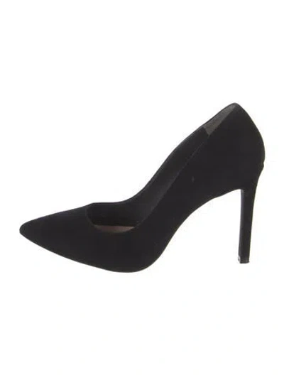 Pre-owned Stuart Weitzman Suede Pumps In Black
