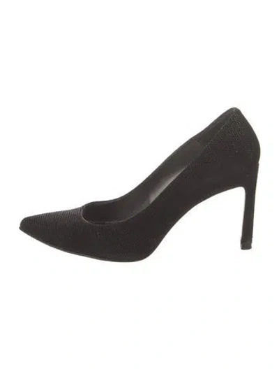 Pre-owned Stuart Weitzman Suede Pumps In Black