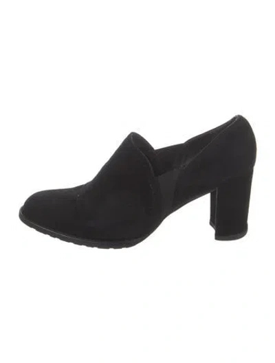 Pre-owned Stuart Weitzman Suede Pumps In Black