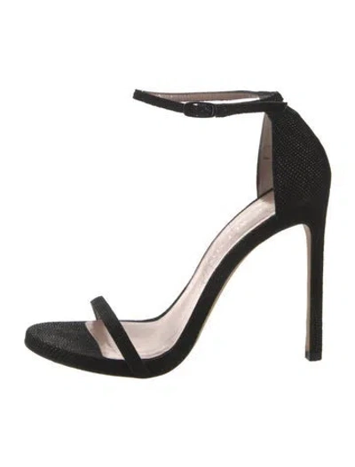 Pre-owned Stuart Weitzman Suede Pumps In Black