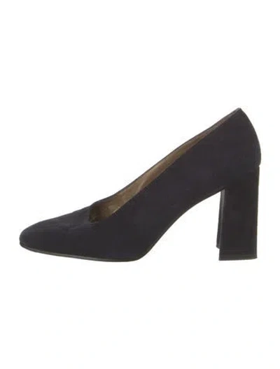 Pre-owned Stuart Weitzman Suede Pumps In Blue