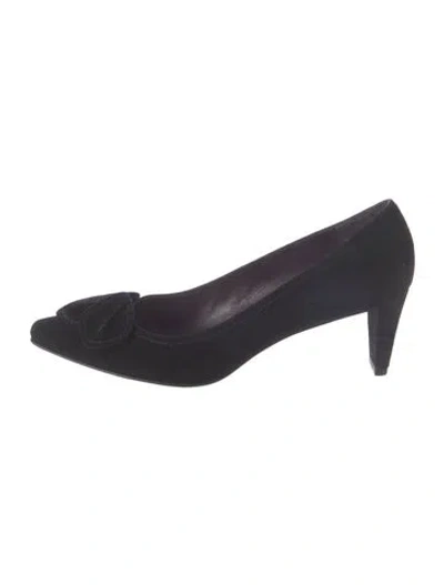 Pre-owned Stuart Weitzman Suede Pumps In Blue
