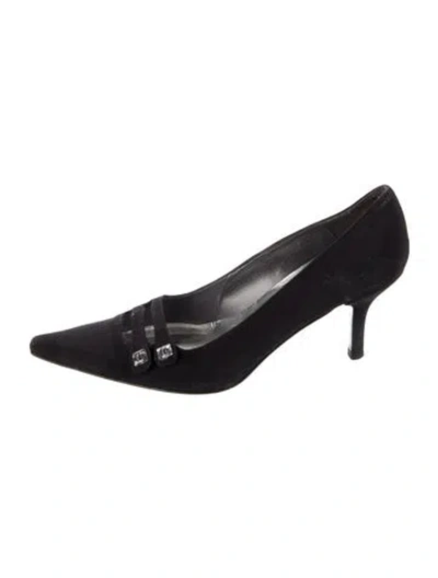 Pre-owned Stuart Weitzman Suede Pumps In Blue
