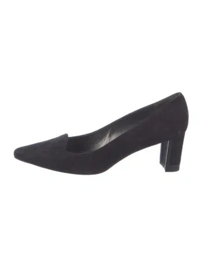 Pre-owned Stuart Weitzman Suede Pumps In Blue