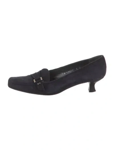 Pre-owned Stuart Weitzman Suede Pumps In Blue