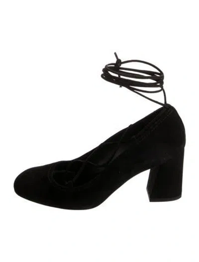 Pre-owned Stuart Weitzman Suede Pumps In Blue