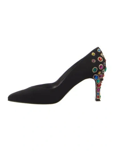 Pre-owned Stuart Weitzman Suede Pumps In Blue