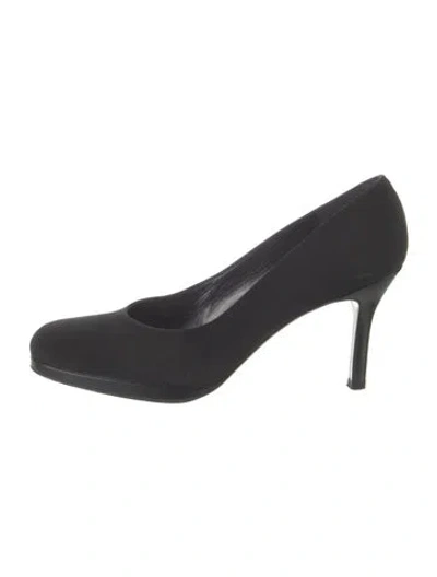 Pre-owned Stuart Weitzman Suede Pumps In Blue