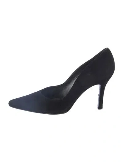 Pre-owned Stuart Weitzman Suede Pumps In Blue