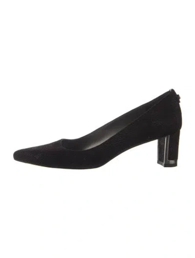 Pre-owned Stuart Weitzman Suede Pumps In Blue