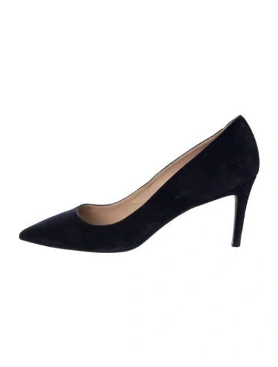 Pre-owned Stuart Weitzman Suede Pumps In Blue