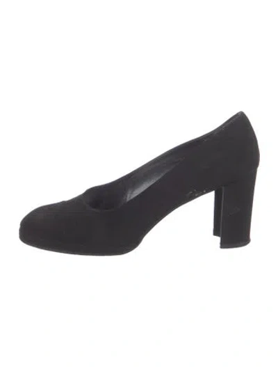 Pre-owned Stuart Weitzman Suede Pumps In Blue