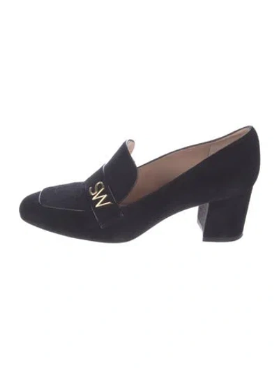 Pre-owned Stuart Weitzman Suede Pumps In Blue