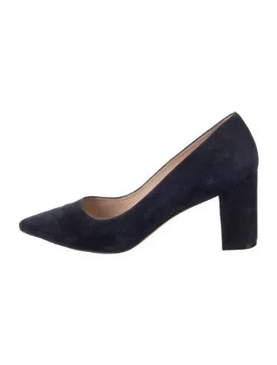 Pre-owned Stuart Weitzman Suede Pumps In Blue