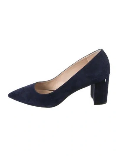Pre-owned Stuart Weitzman Suede Pumps In Blue