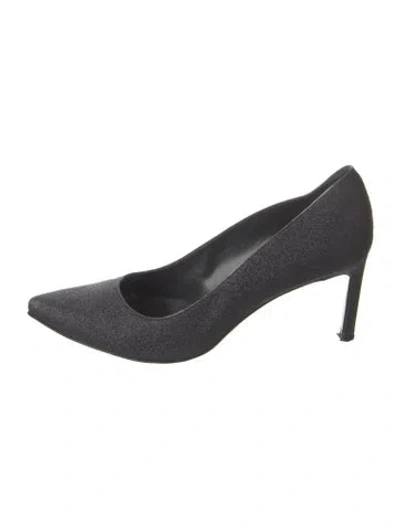 Pre-owned Stuart Weitzman Suede Pumps In Gray