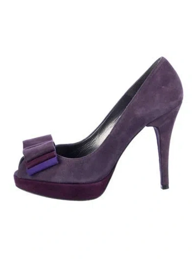 Pre-owned Stuart Weitzman Suede Pumps In Multi