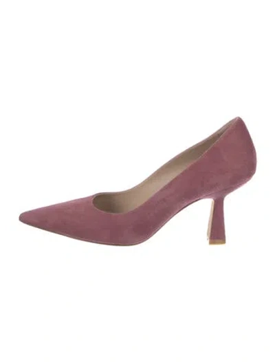 Pre-owned Stuart Weitzman Suede Pumps In Pink