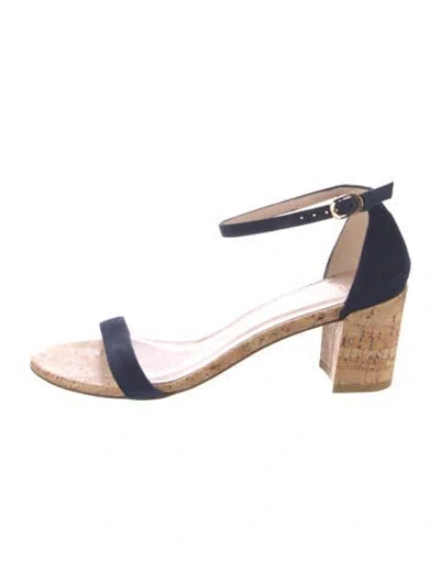 Pre-owned Stuart Weitzman Suede Sandals