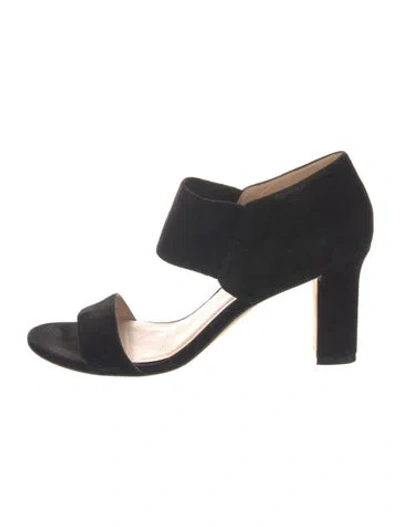 Pre-owned Stuart Weitzman Suede Sandals In Blue