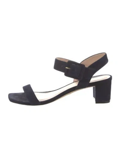 Pre-owned Stuart Weitzman Suede Sandals In Blue