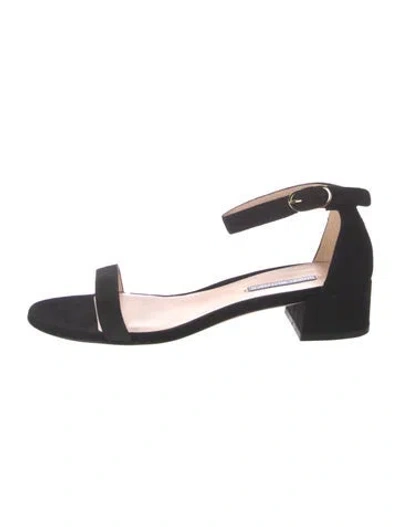 Pre-owned Stuart Weitzman Suede Sandals In Brown