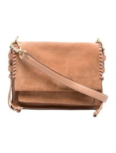 Pre-owned Stuart Weitzman Suede Shoulder Bag In Pink