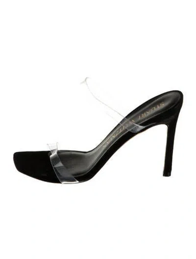 Pre-owned Stuart Weitzman Suede Slides In Multi