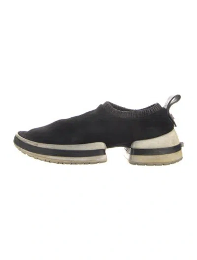 Pre-owned Stuart Weitzman Suede Sneakers In Multi