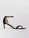 Stuart Weitzman Open-toed High-heeled Sandals In Black
