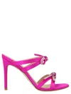 Stuart Weitzman Sw Bow Sandals Fuchsia