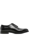 Stuart Weitzman Sw Club Classic Leather Derby Shoes In Black