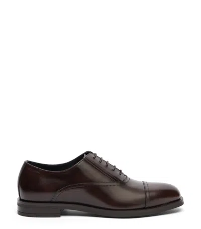 Stuart Weitzman , Sw Club Classic Oxford, Schnürschuhe, Dark Brown, Brushedcalf